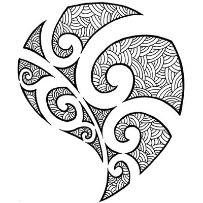 Black Celtic Designs Fake Temporary Water Transfer Tattoo Stickers NO.10213
